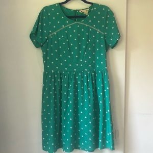 Stitch Fix Mint Green & Polka Dot Dress
